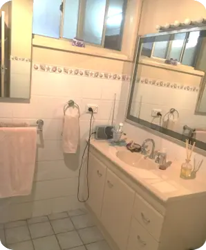 Baulkham Hills — original downstairs bathroom